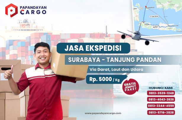 Ekspedisi Surabaya Tanjung Pandan
