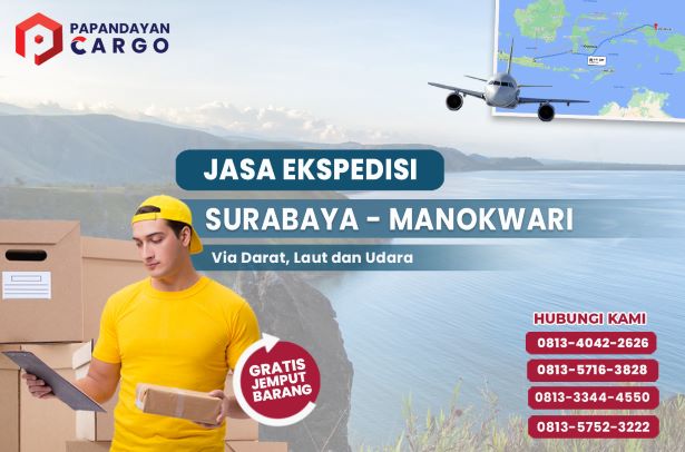 ekspedisi Surabaya Manokwari