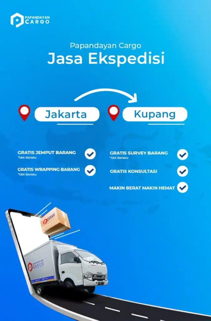 Ekspedisi Jakarta Kupang terbaik