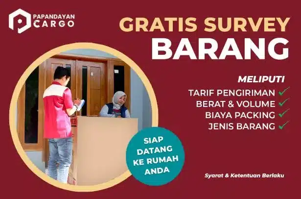 gratis survey barang ekspedisi