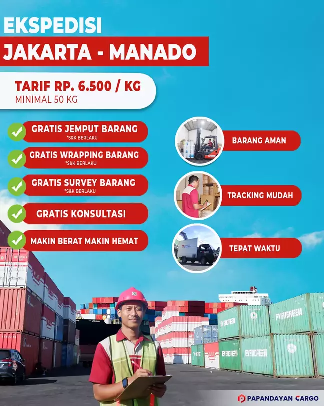 Ekspedisi Jakarta Manado 