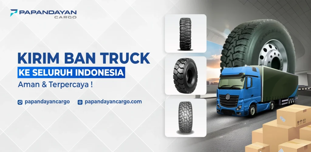 Jasa kirim ban truk untuk distribusi antar kota dan antar pulau dengan proses cargo yang disesuaikan dengan rute dan kebutuhan bisnis.
