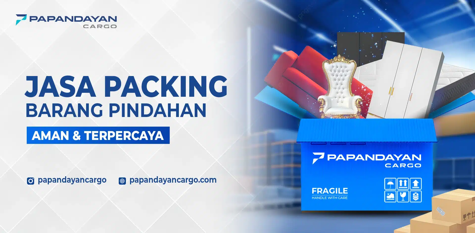 Jasa packing barang pindahan untuk membantu perlindungan furniture, elektronik, dan barang rumah tangga sebelum dikirim