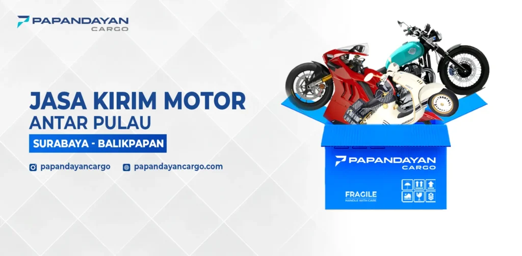 Ekspedisi Kirim Motor Surabaya Balikpapan
