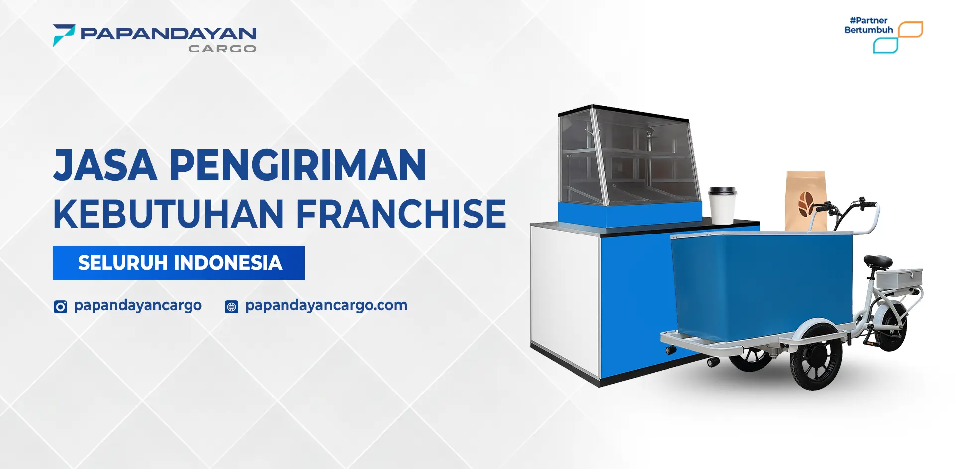 Jasa kirim franchise ke seluruh Indonesia untuk pengiriman perlengkapan outlet, stok, dan kebutuhan pembukaan cabang bisnis