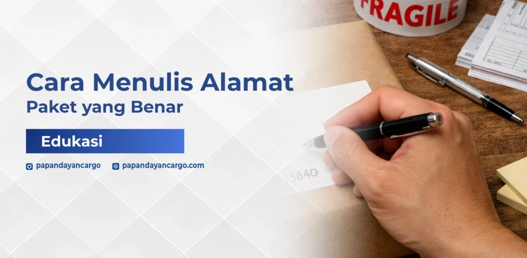 Cara menulis alamat paket yang benar pada label pengiriman agar barang sampai ke tujuan tanpa kendala.