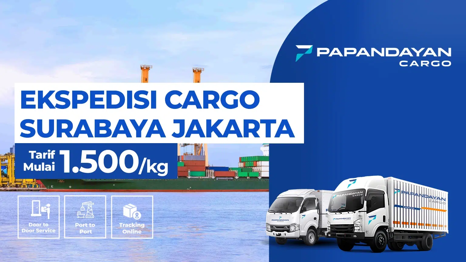 Ekspedisi Surabaya ke seluruh Indonesia untuk pengiriman barang bisnis melalui jalur darat, laut, dan udara.