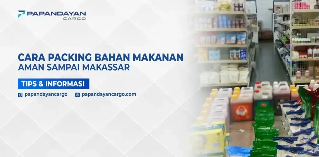 Rak bahan makanan sebagai ilustrasi tips packing bahan makanan agar aman saat dikirim.