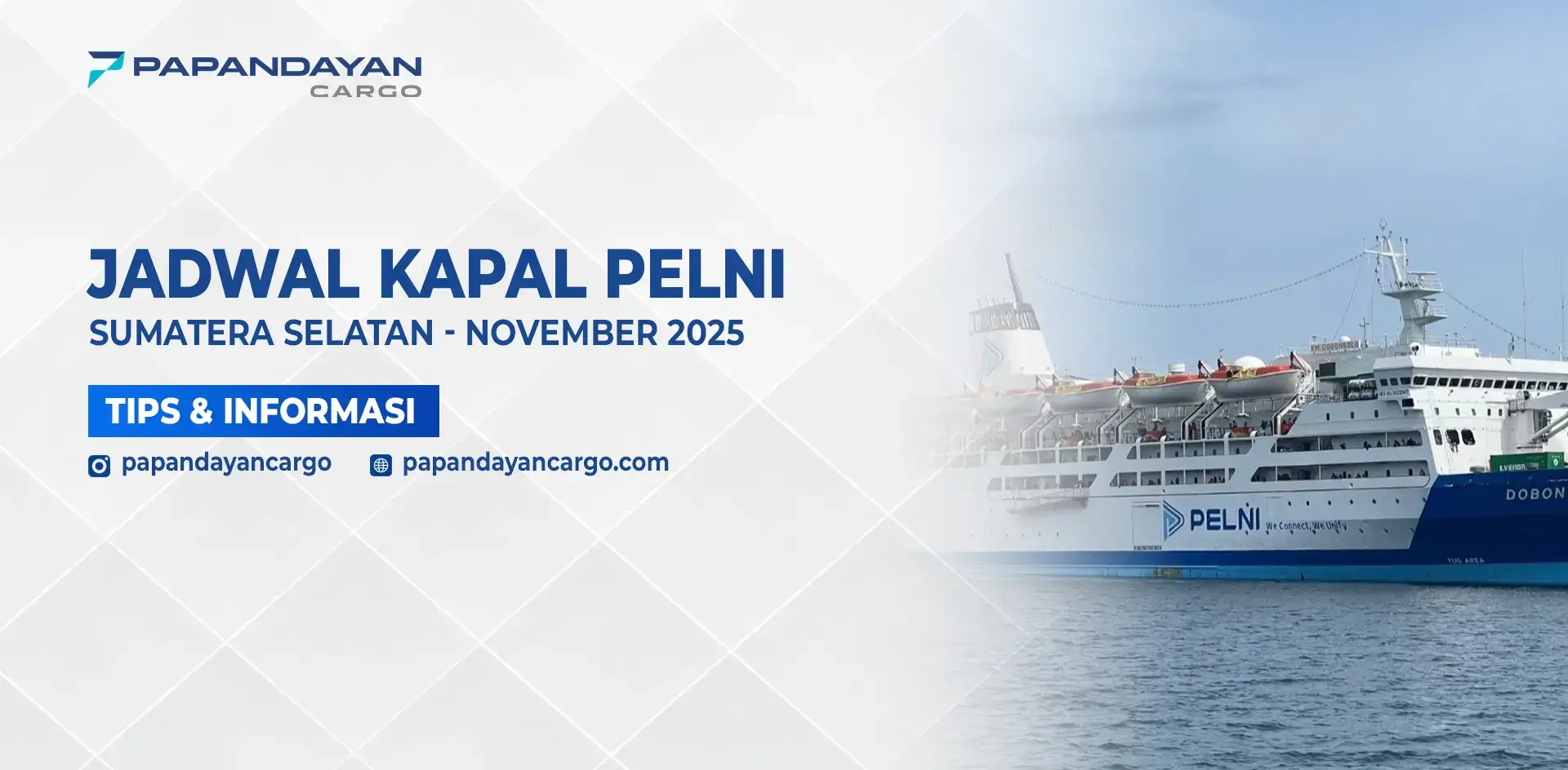 Informasi untuk cek jadwal kapal Pelni rute Sumatera Selatan sebagai panduan keberangkatan terbaru.