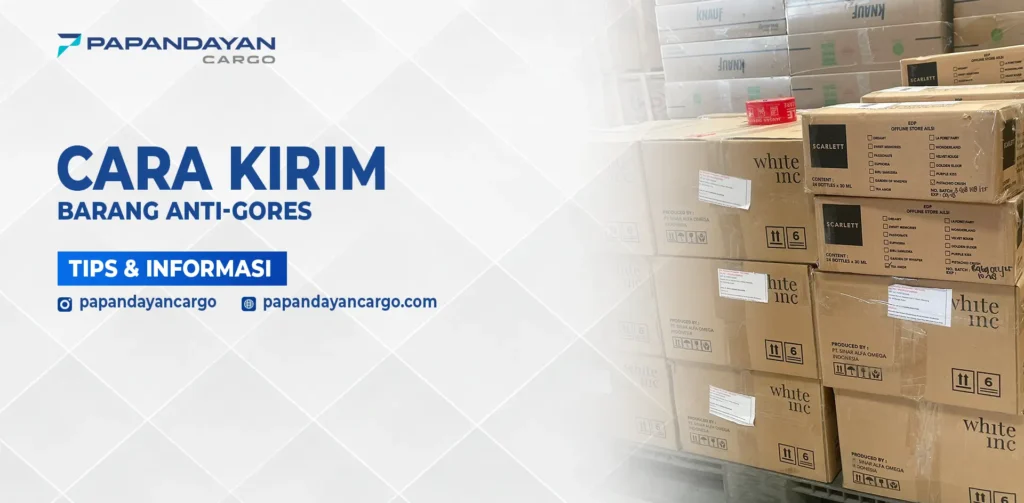 Barang dikemas rapi menggunakan karton berlapis dan pelindung anti-gores untuk pengiriman aman.