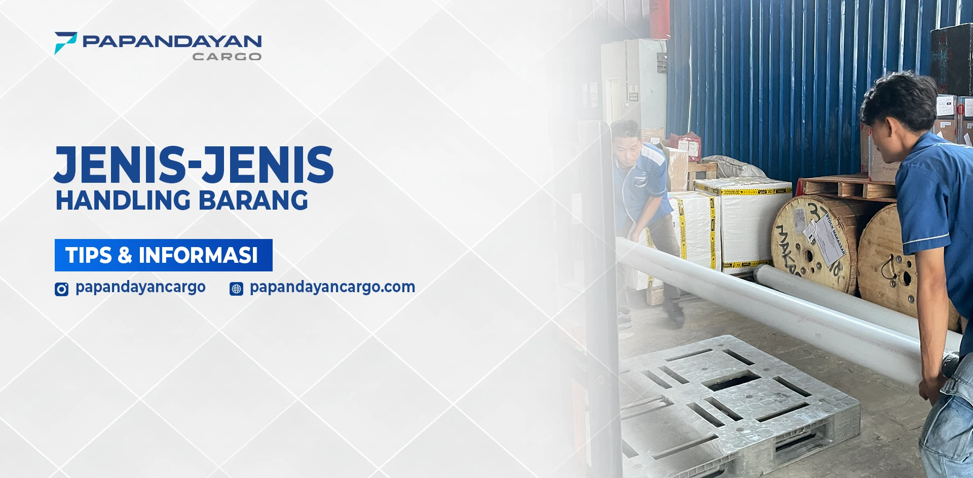 Jenis handling barang dalam industri kargo, seperti manual handling dan alat bantu, untuk memastikan proses pemindahan aman dan efisien.