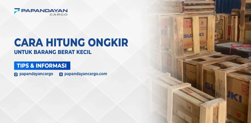 Peti kayu berisi barang berat kecil yang dikemas rapi sebagai contoh pengiriman cargo dengan perhitungan ongkir khusus.