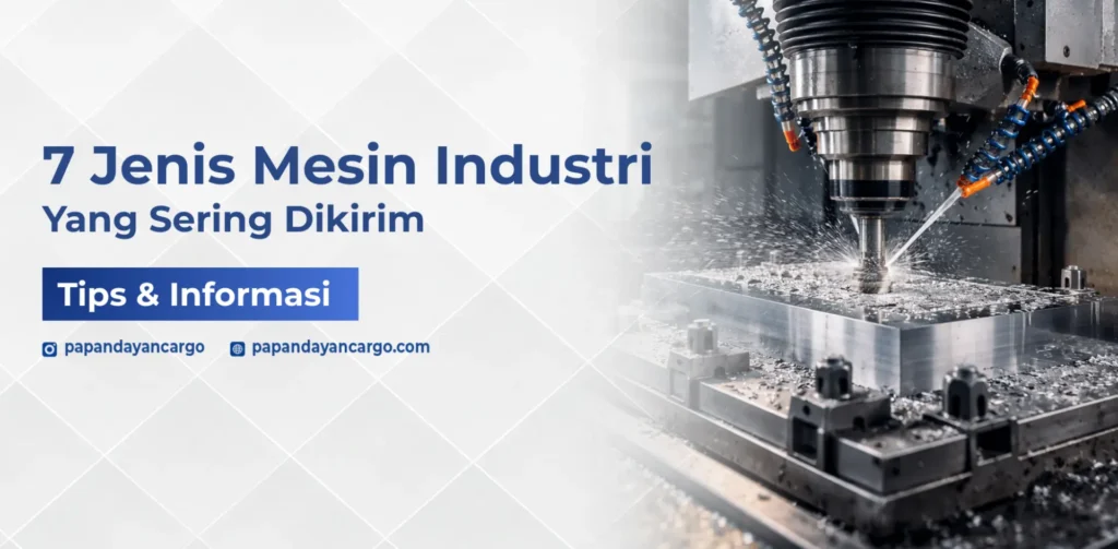 Jenis mesin industri yang sering dikirim menggunakan jasa pengiriman barang berat dan mesin