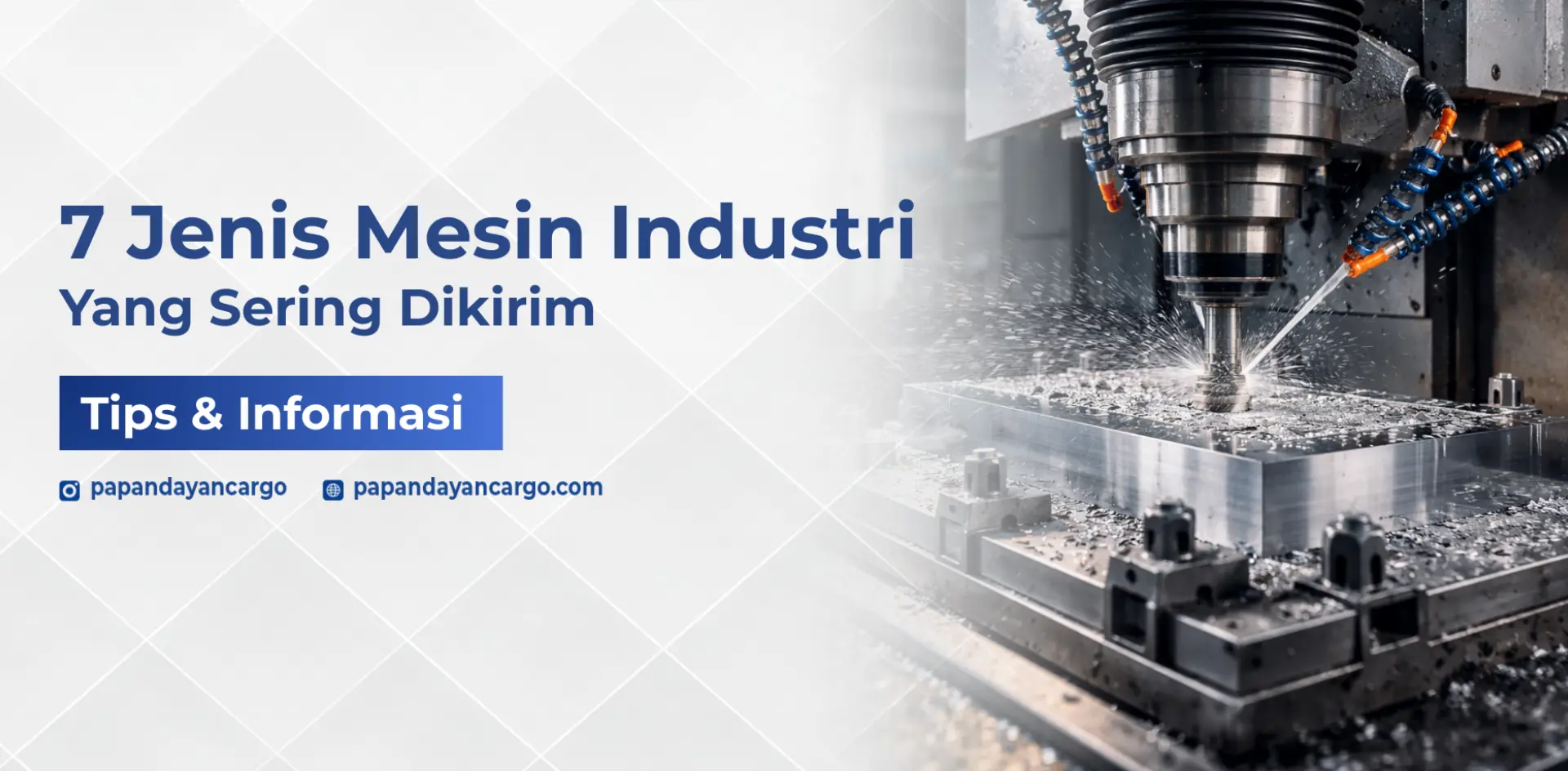 Jenis mesin industri yang sering dikirim menggunakan jasa pengiriman barang berat dan mesin