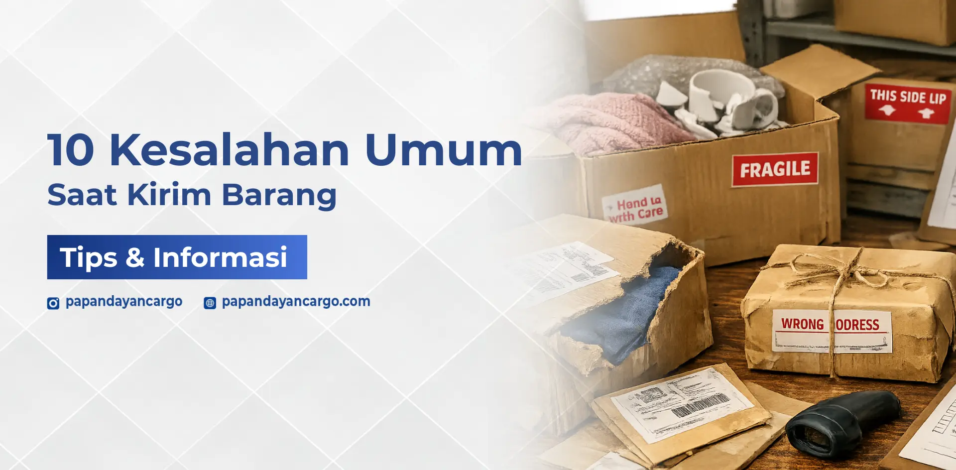 Kesalahan umum saat kirim barang yang menyebabkan paket rusak, salah alamat, dan pengiriman tertunda