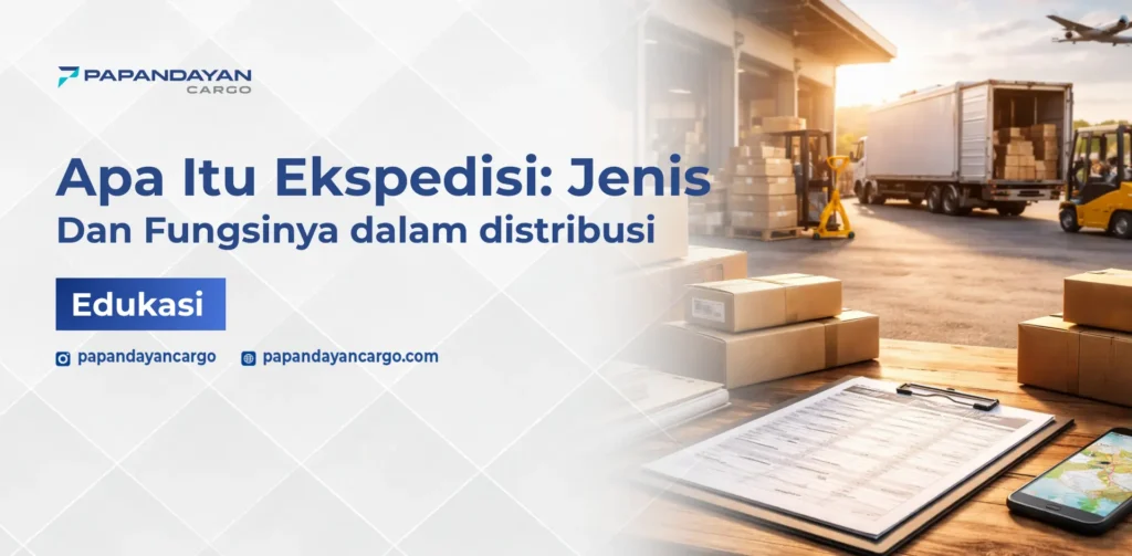 Ekspedisi adalah layanan pengiriman barang dari satu lokasi ke lokasi lain melalui jalur darat, laut, atau udara dalam sistem distribusi.