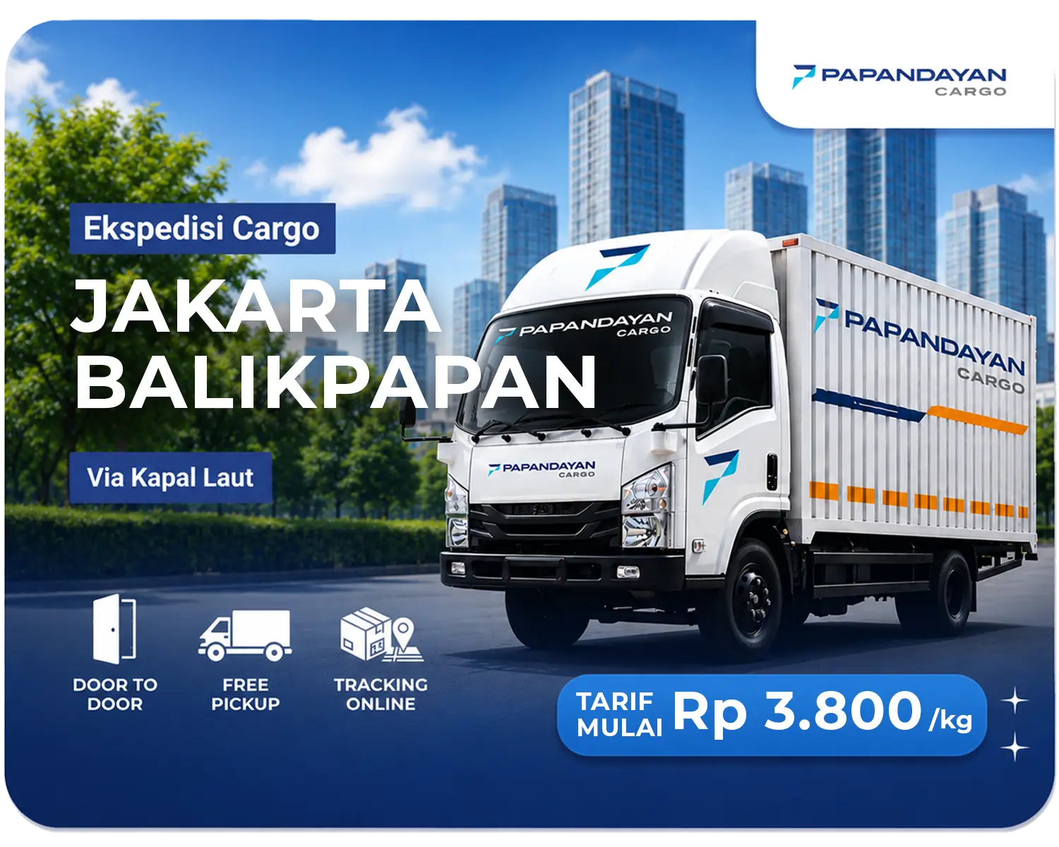 Ekspedisi Jakarta Balikpapan dengan Tarif murah hanya Rp3.800/Kg min 30 Kg. Kami juga menawarkan pengiriman barang dengan layanan Door to Door dan Free Pick Up.