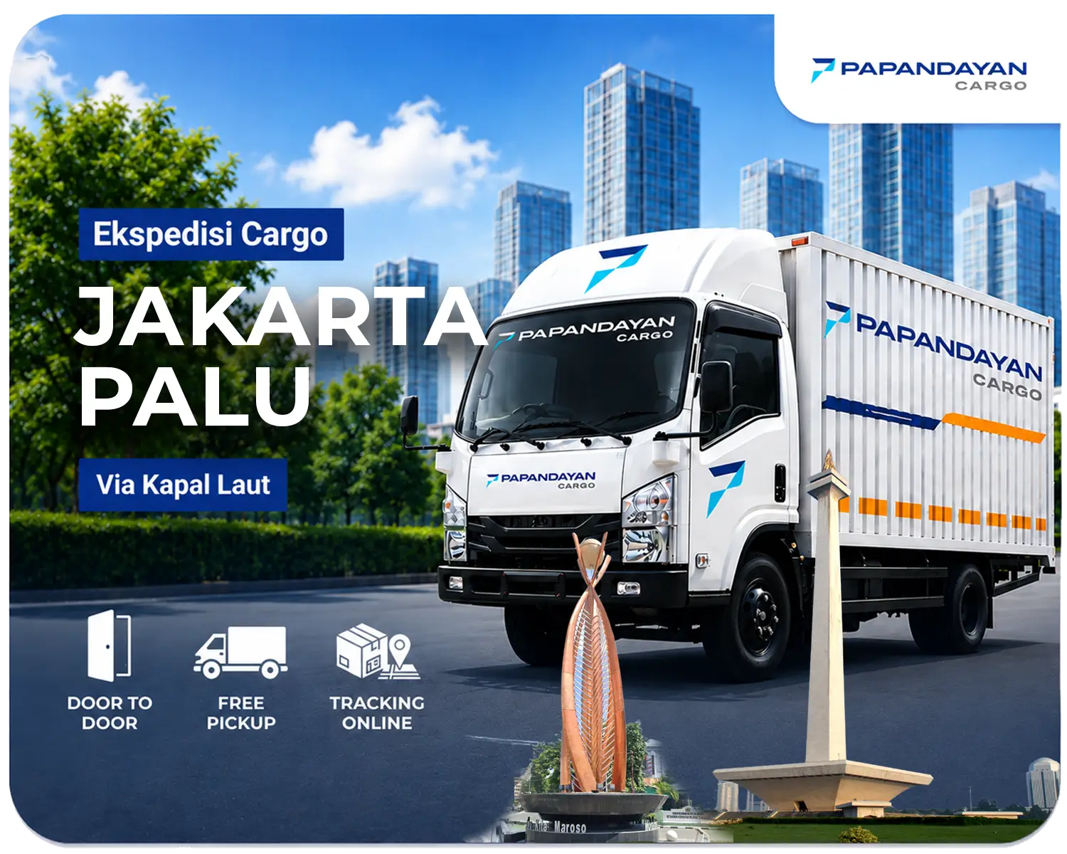 Ekspedisi Jakarta Palu untuk pengiriman barang bisnis dari Jakarta ke Kota Palu dengan layanan aman, terjadwal, dan mendukung distribusi ke wilayah Sulawesi Tengah