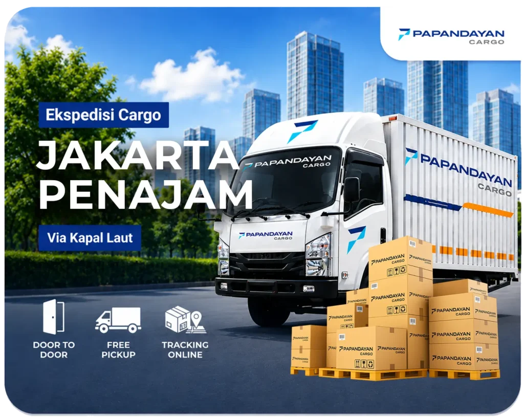 Ekspedisi Jakarta Penajam untuk pengiriman barang bisnis antarpulau dengan layanan cargo yang aman, terdata, dan profesional.