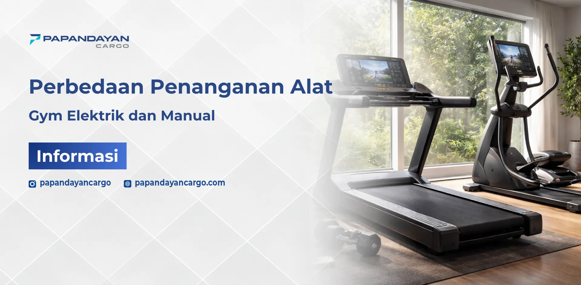 Perbedaan penanganan alat gym elektrik dan manual seperti treadmill dan elliptical di ruang fitness modern