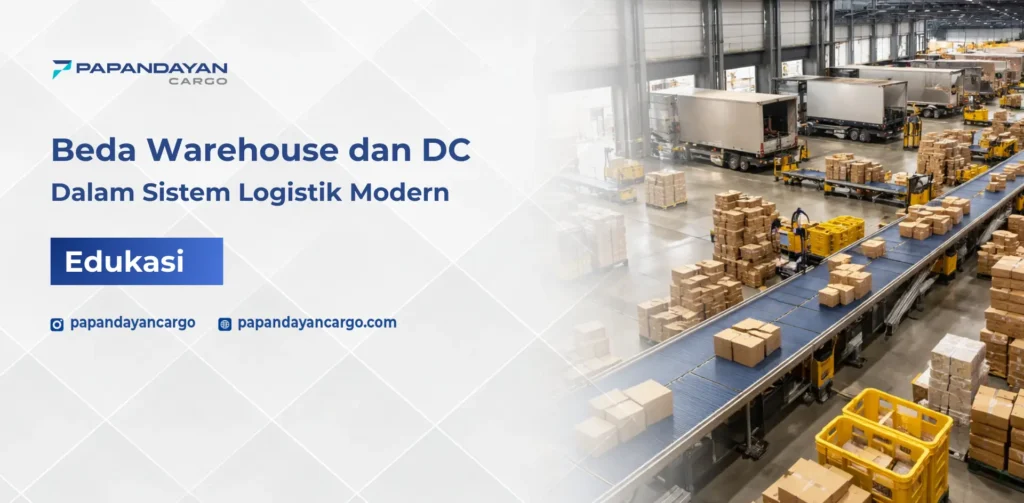 Beda warehouse dan distribution center dengan aktivitas penyimpanan dan proses sortir barang di gudang logistik