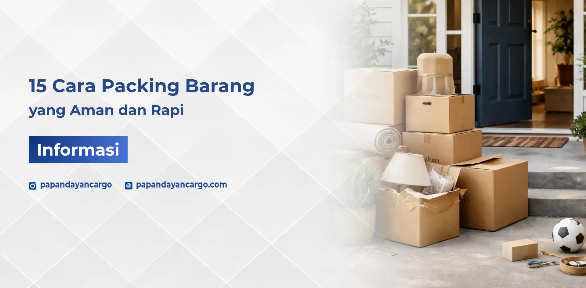 Packing barang adalah proses mengemas barang dengan aman menggunakan kardus dan pelindung agar tidak rusak selama pengiriman.