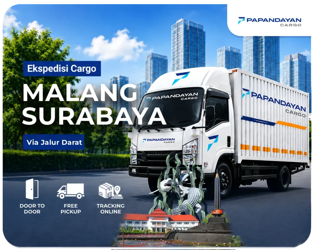 Ekspedisi Malang Surabaya via darat melayani pengiriman barang cargo, muatan banyak koli, serta kebutuhan distribusi antarkota dengan proses angkut tertata.