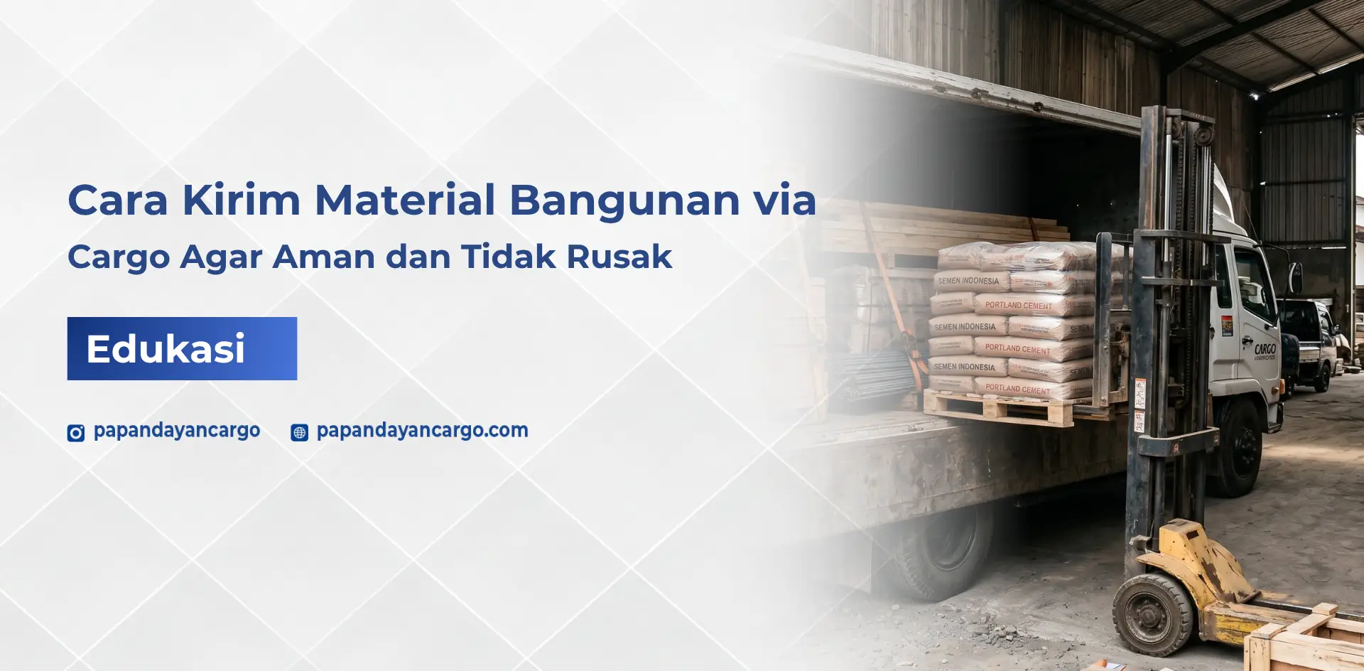 Cara kirim material bangunan via cargo agar aman dan tidak rusak selama pengiriman antar kota atau antar pulau.