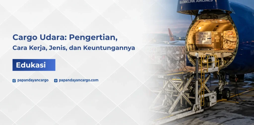 Cargo udara adalah layanan pengiriman barang via pesawat dengan proses cepat untuk distribusi antar kota dan antar pulau.
