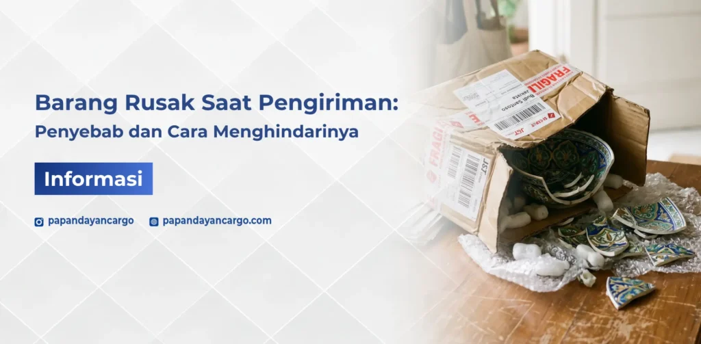 Barang rusak saat pengiriman akibat packing tidak optimal dan handling yang kurang tepat selama proses distribusi.