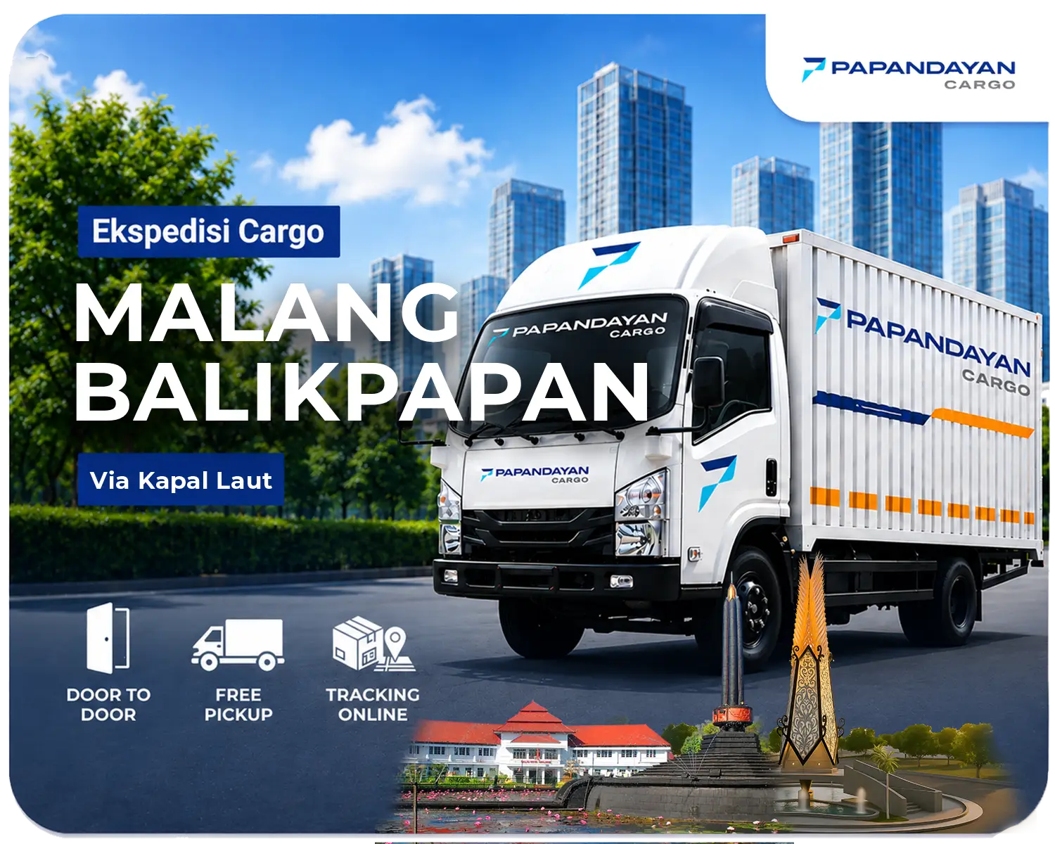 Ekspedisi Malang Balikpapan via laut melayani pengiriman barang cargo, muatan banyak koli, dan kebutuhan distribusi antarpulau dengan proses muat yang tertata.