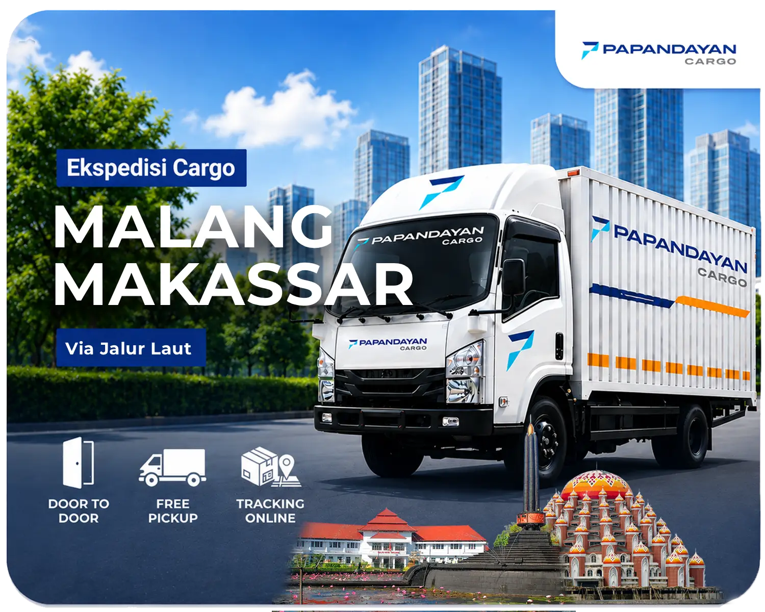 Ekspedisi Malang Makassar via laut mengangkut barang cargo, kiriman banyak koli, dan kebutuhan distribusi antarpulau dengan pengelolaan muatan yang rapi.