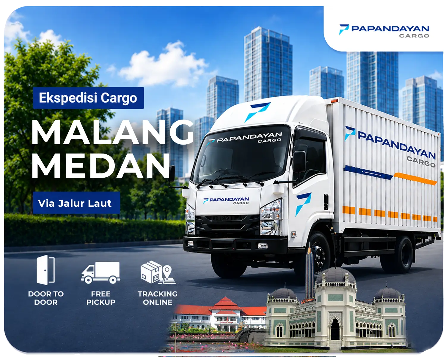 Ekspedisi Malang Medan via darat dan laut mengangkut barang cargo, kiriman banyak koli, serta kebutuhan distribusi lintas provinsi dengan proses terkoordinasi.