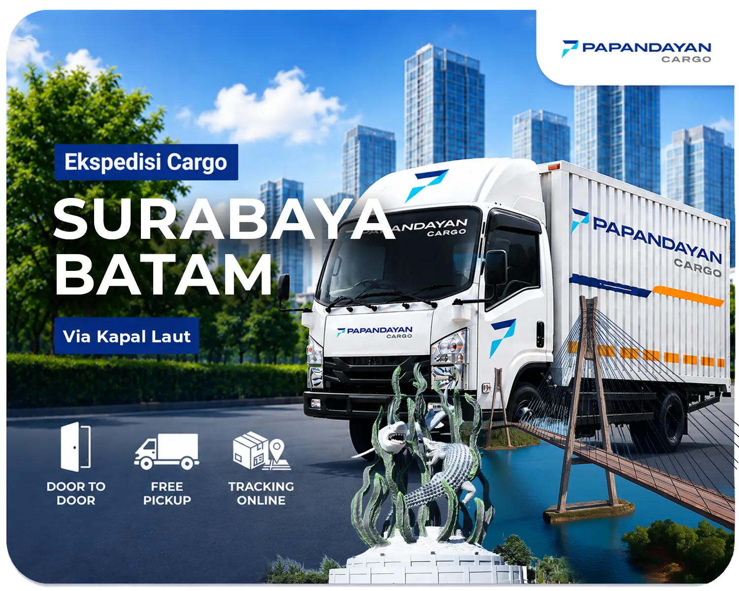 Ekspedisi Surabaya Batam untuk pengiriman barang bisnis dari Surabaya ke Batam dengan layanan aman, terjadwal, dan mendukung distribusi ke wilayah Kepulauan Riau