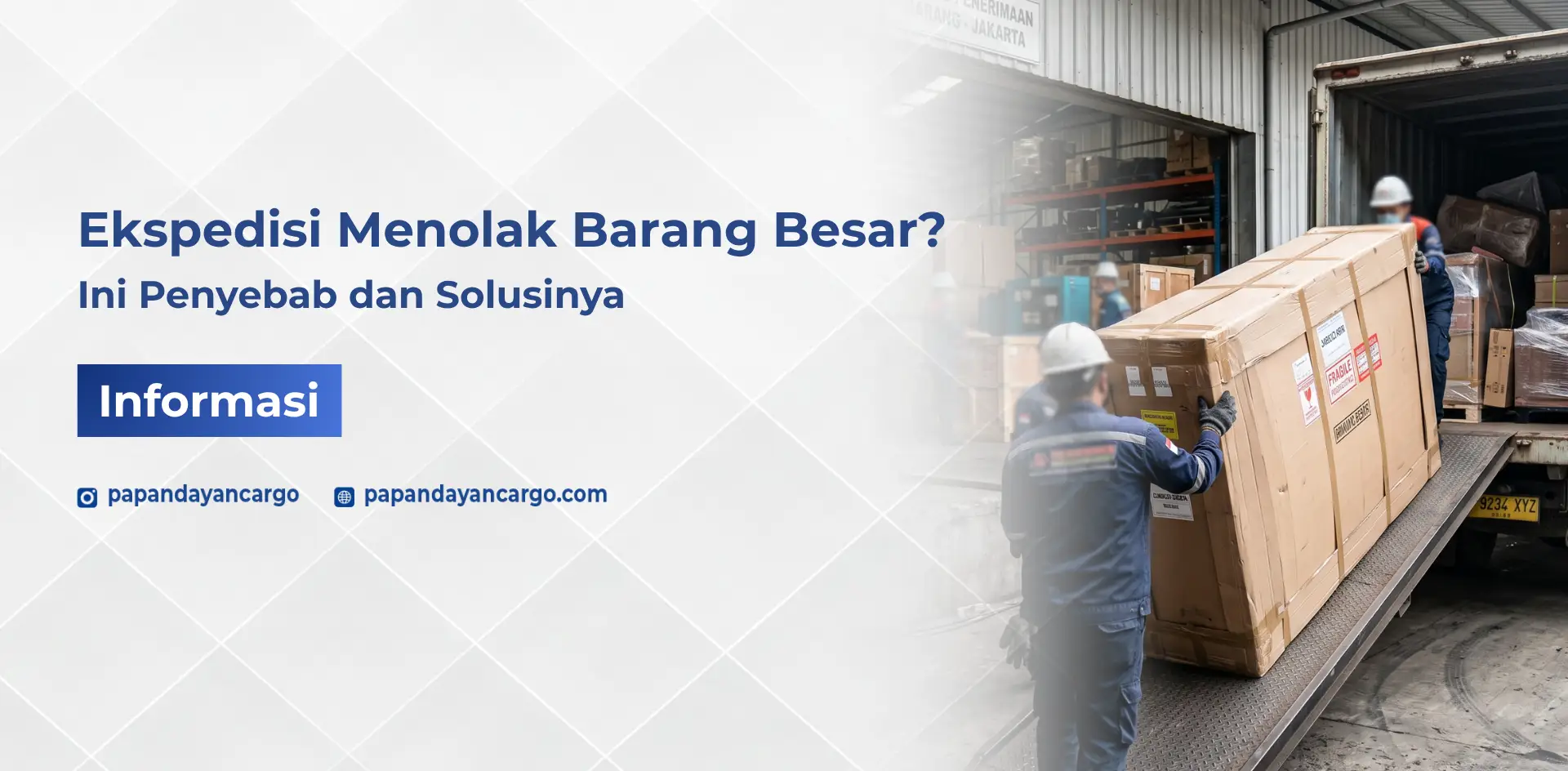 Ekspedisi menolak barang besar karena keterbatasan armada, regulasi pengiriman, atau risiko handling yang tinggi.