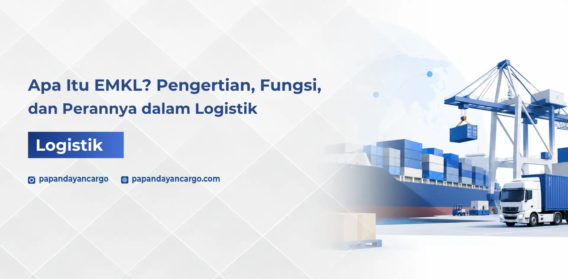 EMKL berperan dalam pengurusan dan koordinasi pengiriman barang melalui jalur laut, terutama pada proses yang berkaitan dengan pelabuhan.