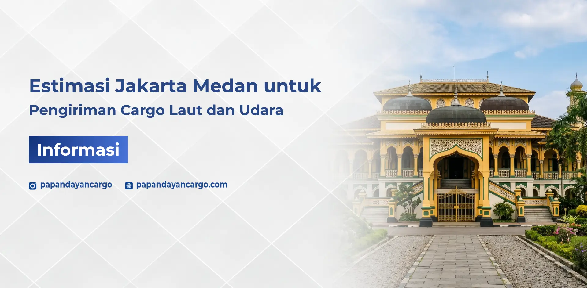 Estimasi pengiriman cargo dari Jakarta ke Medan melalui jalur laut dan udara untuk kebutuhan distribusi bisnis