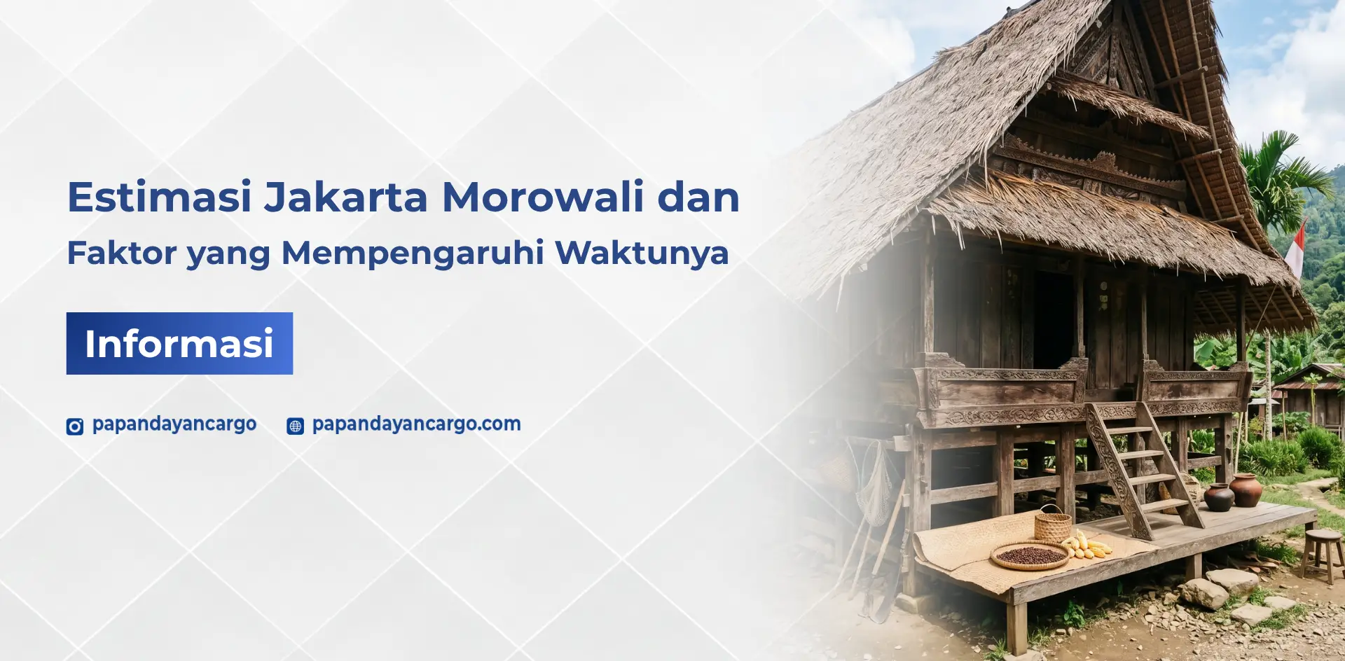 Estimasi pengiriman cargo dari Jakarta ke Morowali untuk kebutuhan distribusi barang bisnis ke wilayah industri Sulawesi