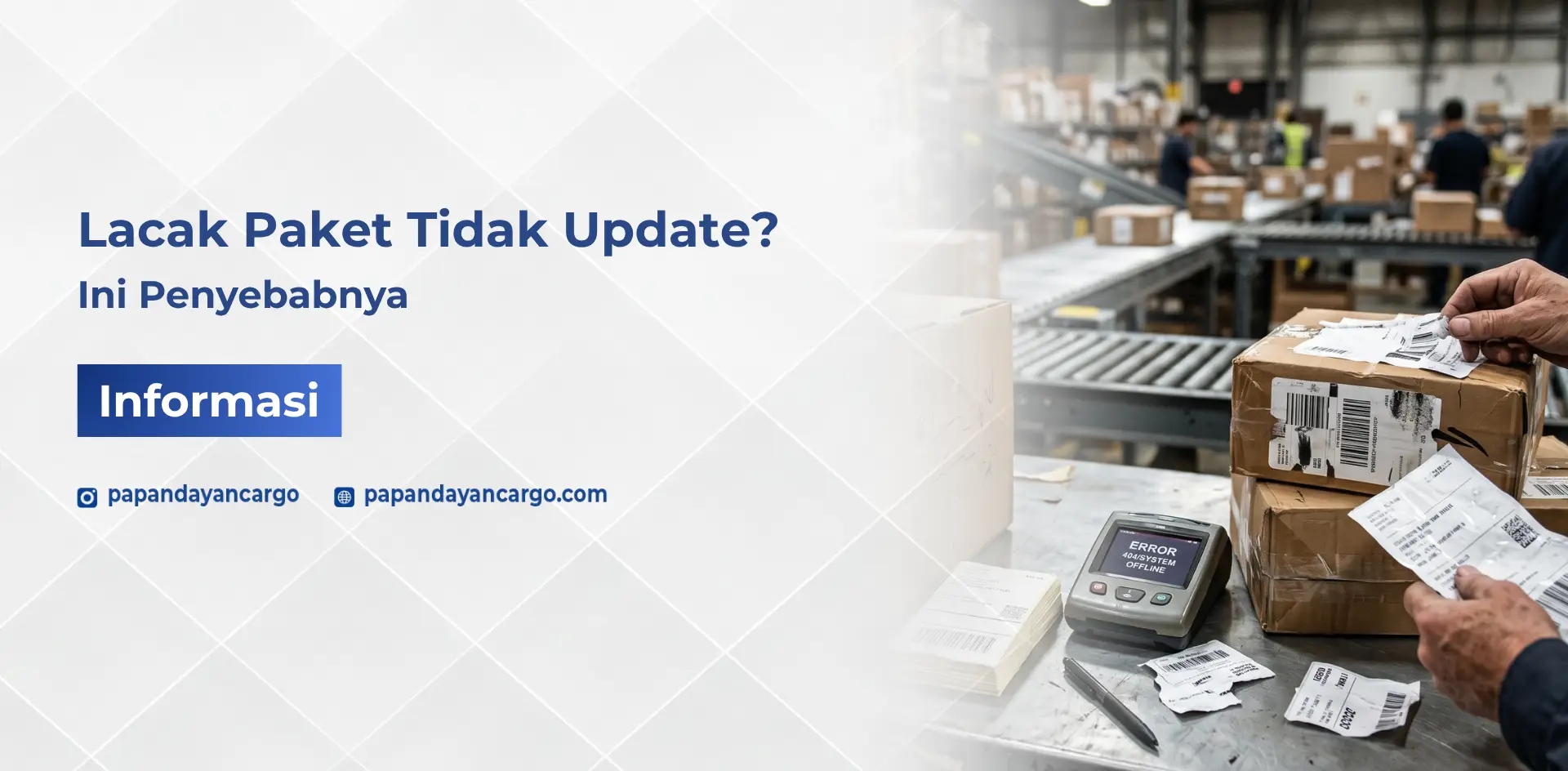Panduan lacak paket saat status pengiriman tidak update agar pelanggan memahami proses tracking barang dengan lebih jelas