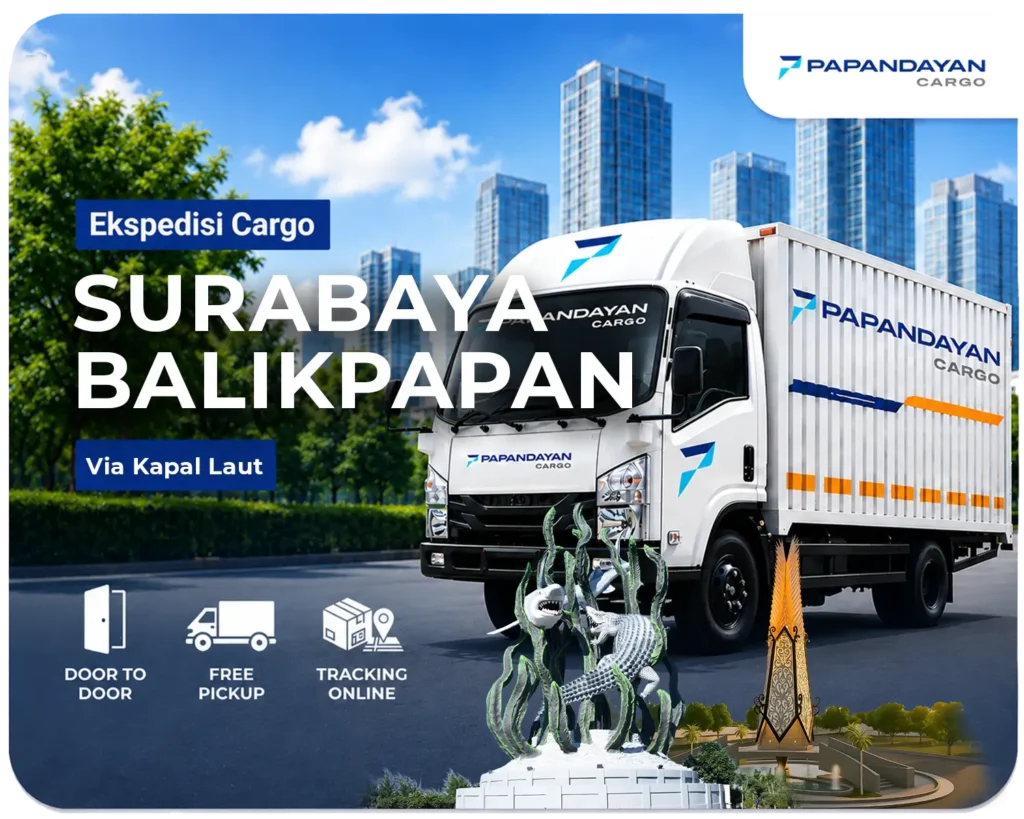 Layanan ekspedisi Surabaya Balikpapan untuk pengiriman barang bisnis via laut dengan proses terjadwal dan mudah dipantau.