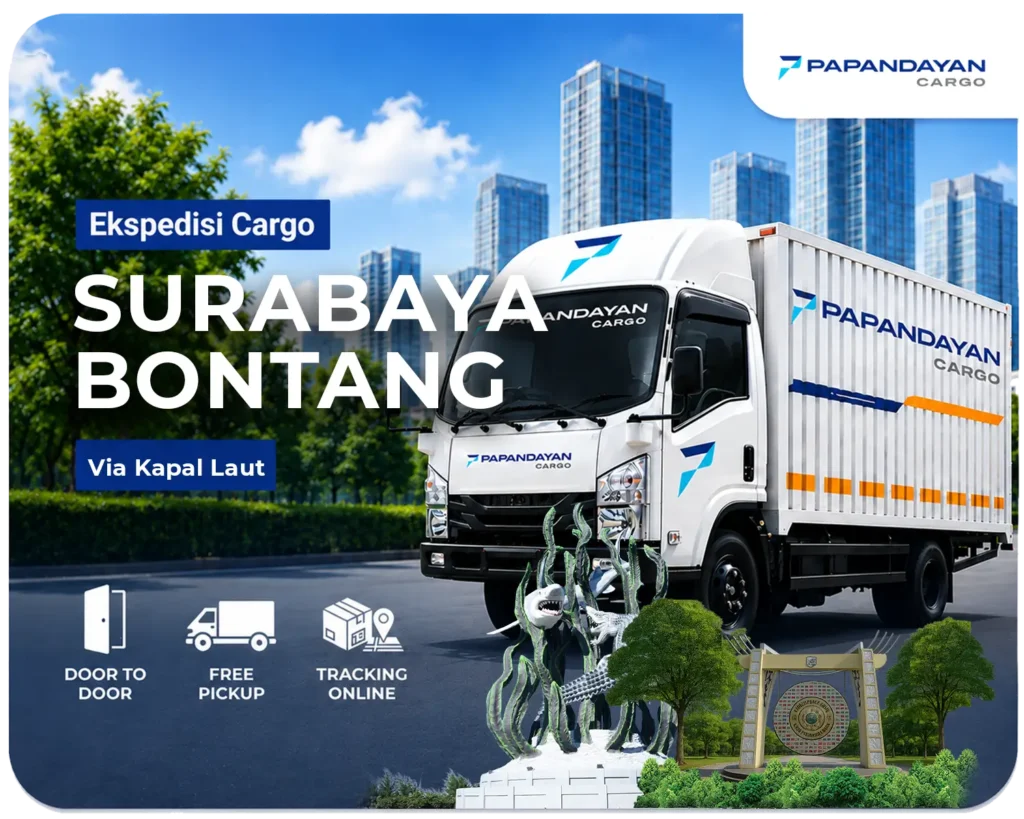 Layanan ekspedisi Surabaya Bontang untuk kebutuhan distribusi barang perusahaan antarpulau.