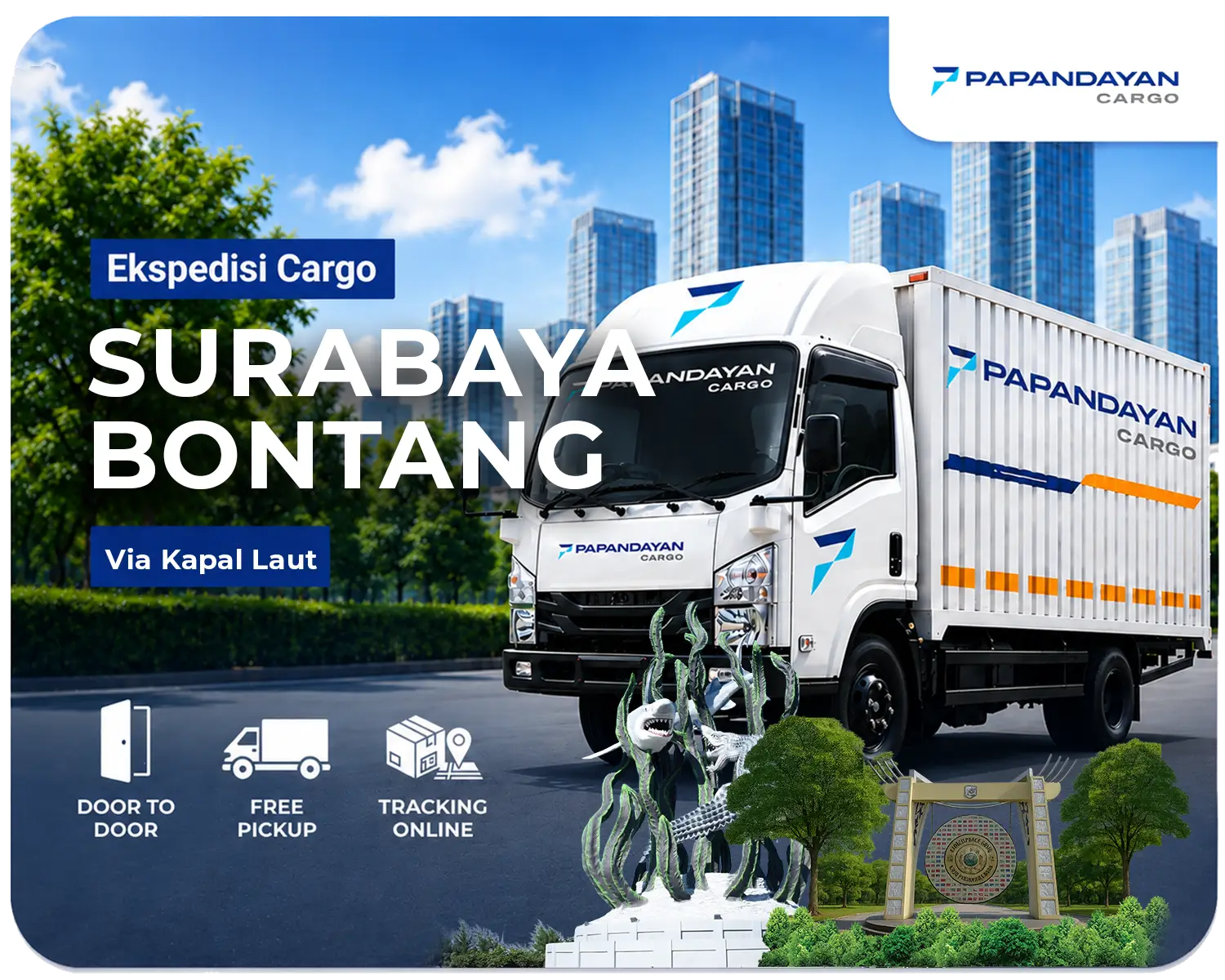 Layanan ekspedisi Surabaya Bontang untuk kebutuhan distribusi barang perusahaan antarpulau.