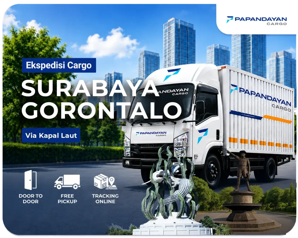 Ekspedisi Surabaya Gorontalo membantu distribusi barang bisnis, material proyek, dan kebutuhan industri antar pulau dengan proses pengiriman yang lebih mudah dikontrol.