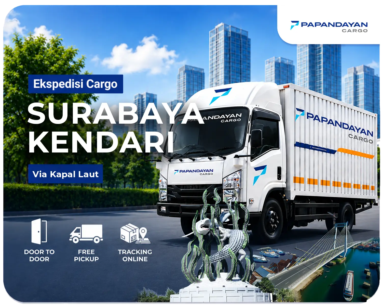 Ekspedisi Surabaya Kendari untuk pengiriman barang bisnis antarpulau dengan layanan cargo yang aman dan profesional.