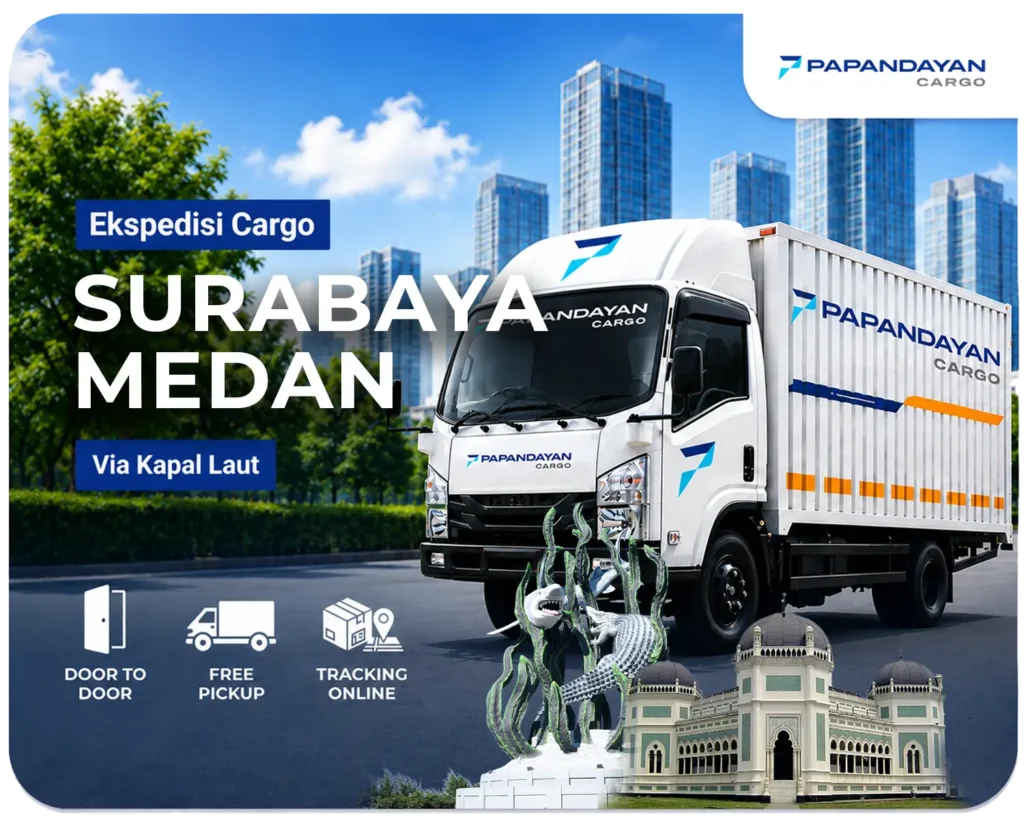 Ekspedisi Surabaya Medan untuk pengiriman barang bisnis dari Surabaya ke Medan dengan layanan aman, terjadwal, dan mendukung distribusi ke wilayah Sumatera Utara