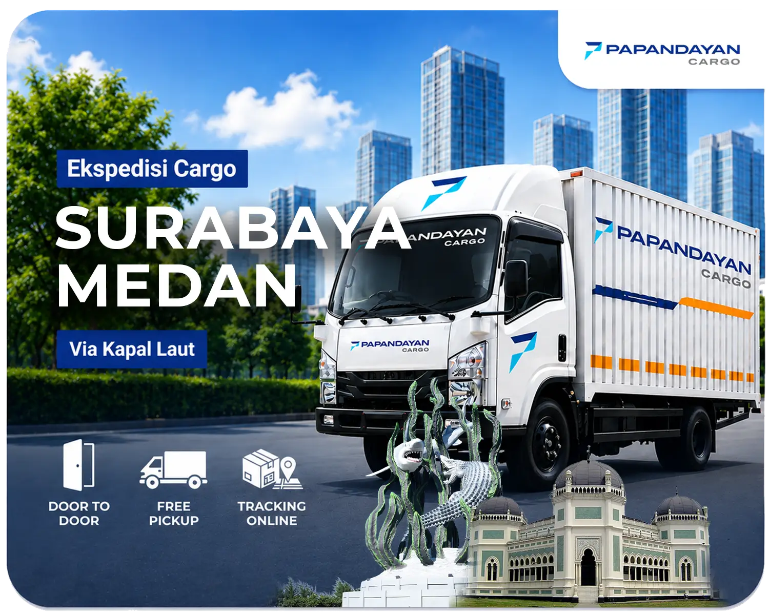 Ekspedisi Surabaya Medan untuk pengiriman barang bisnis dari Surabaya ke Medan dengan layanan aman, terjadwal, dan mendukung distribusi ke wilayah Sumatera Utara