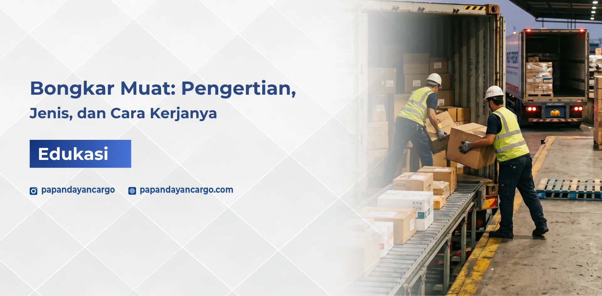 Bongkar muat adalah proses pemindahan barang dari kendaraan atau kontainer yang membutuhkan penanganan aman dan terkoordinasi