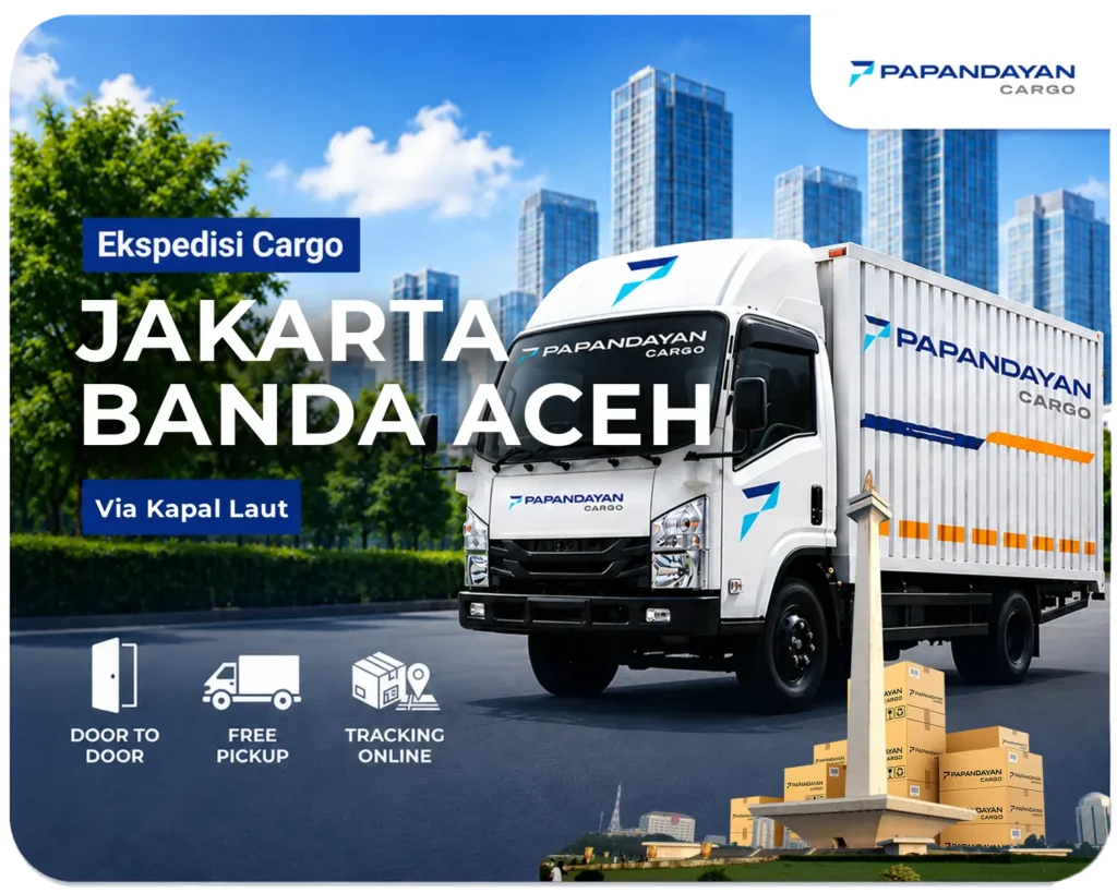Layanan ekspedisi Jakarta Banda Aceh untuk mendukung pengiriman barang usaha dan bisnis ke wilayah aceh.