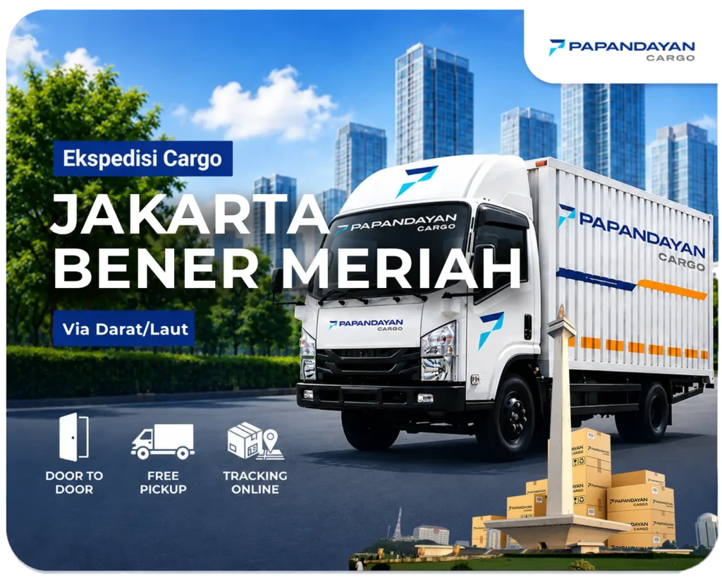 Muatan besar dan banyak koli dikirim melalui Ekspedisi Jakarta Bener Meriah via darat dan laut untuk mendukung arus distribusi lintas provinsi.