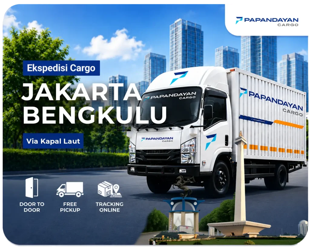 Pengiriman barang bisnis melalui ekspedisi Jakarta Bengkulu untuk kebutuhan operasional dan distribusi usaha.